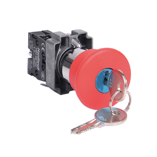 鑰匙復(fù)位急停按鈕